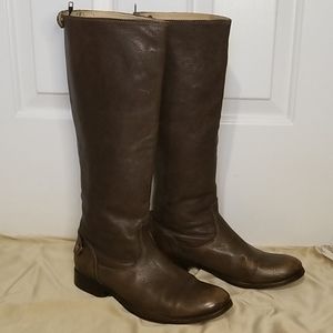 Frye Melissa Button Back Zip Boots